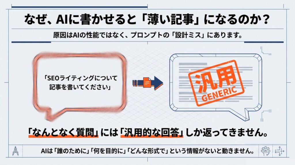 AIをブログ記事に使えない理由