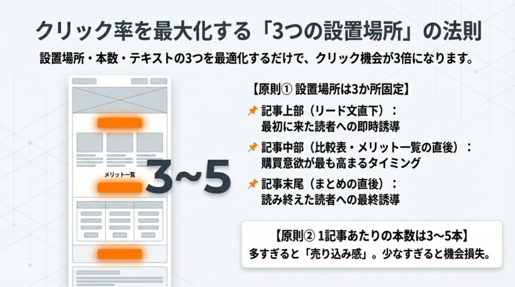 クリック率を上げるリンク設置場所